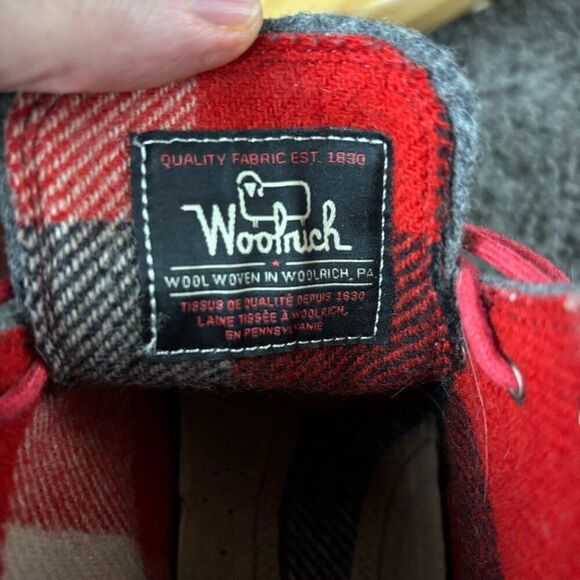 Woolrich Chukka Boot Womens 7.5 Gray Wool Lined Vibram Sole Ankle Bootie - Picture 9 of 11